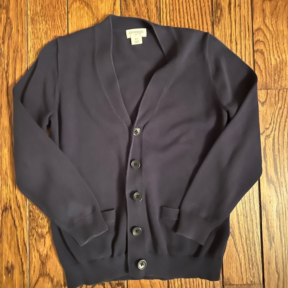 Crewcuts Navy Cardigan Sweater